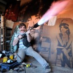 Pyrographic Artist - paintings with a blowtorch instead of a paintbrush