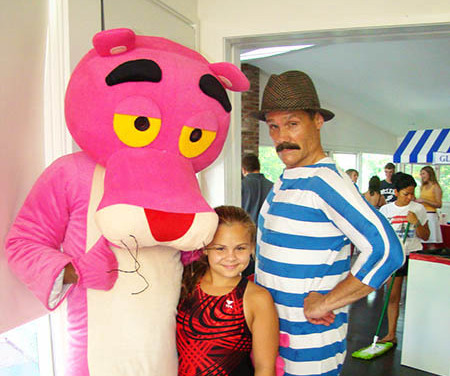 Pink Panther and Inspector Clouseau Impersonator