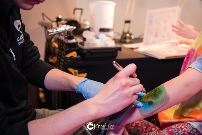 Book an Airbrush Tattoo Artist for Your Next Event | Carbone Entertainment