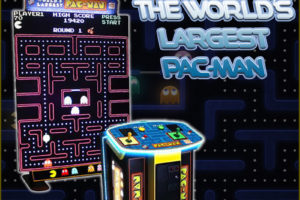 LED pac-man game for parties