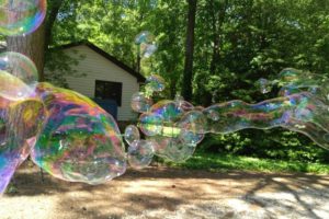 giant bubble show