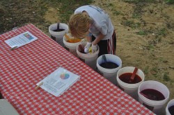 making Tie-Dye tees