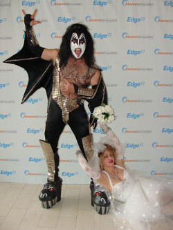 Madonna Gene Simmons impersonator