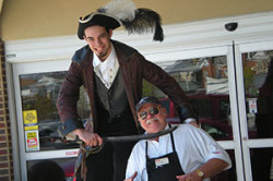 pirate stilt-walker