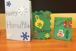 holiday card making