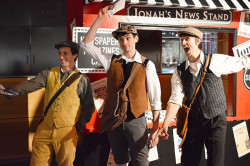Newsie Impersonator