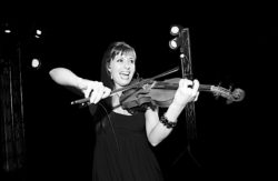 electric violin player