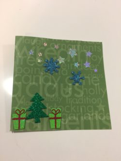 holiday card making for events or parties