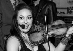 electric violin player