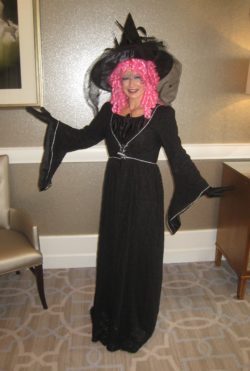 friendly witch Halloween Character